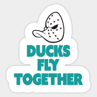 Ducks fly together Sticker
